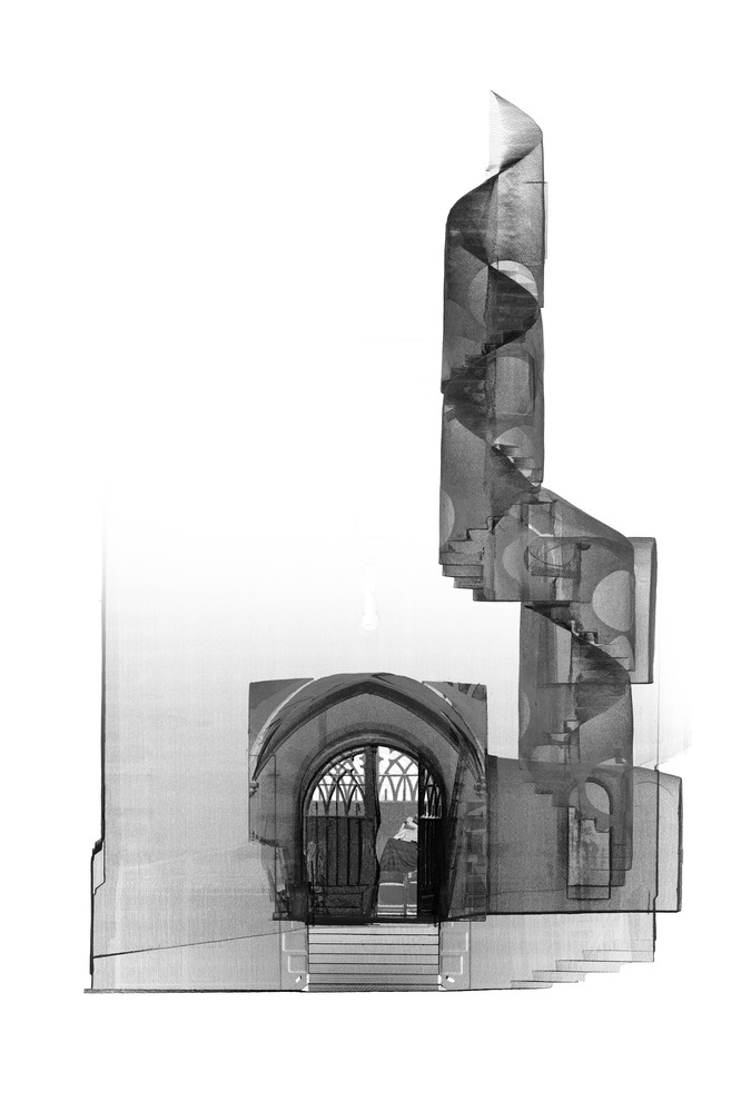 Chur St Martins Church staircase